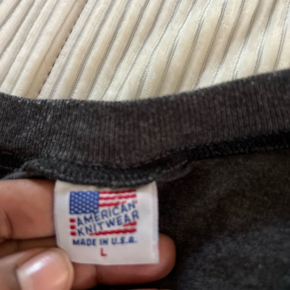 Vintage USA T-Shirt Men’s Large Graphic Washington DC USA Embroidered Seal Gray - Picture 2 of 7